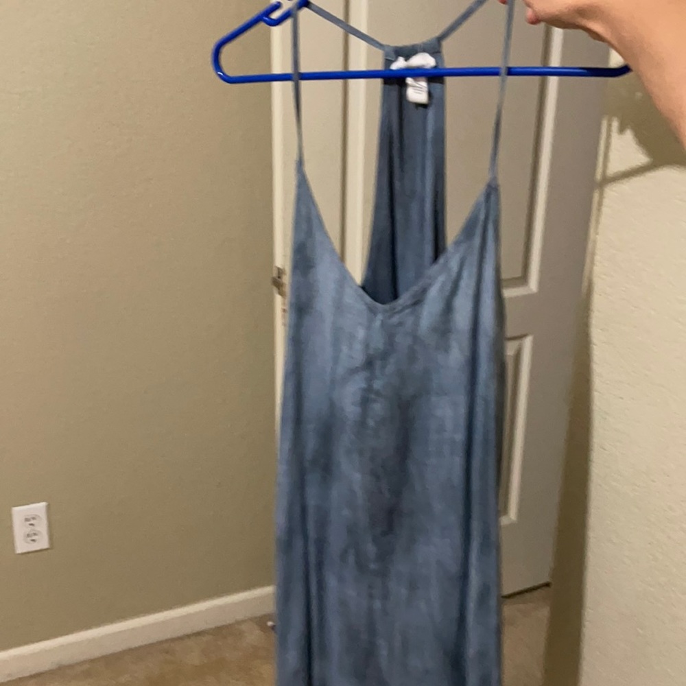 Women’s Blue Tie-Dye Dress